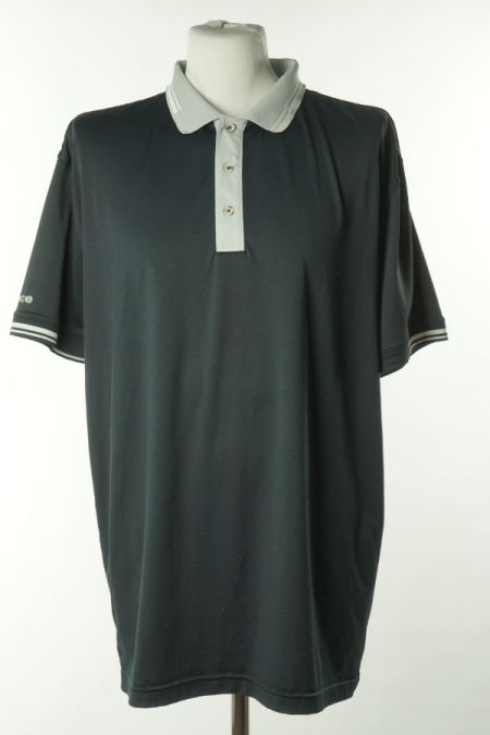 Koszulka sportowa czarna z szarymi wstawkami