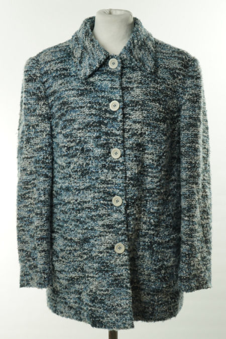 Marynarka niebiesko granatowa supełkowa