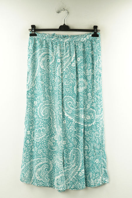 Spodnie piżamowe biało - niebieskie