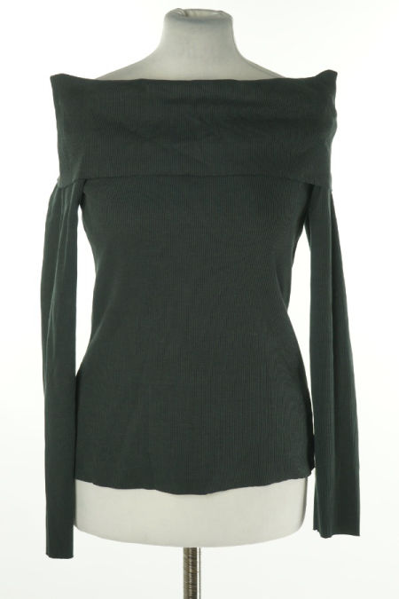 Bluzka czarna prążkowana