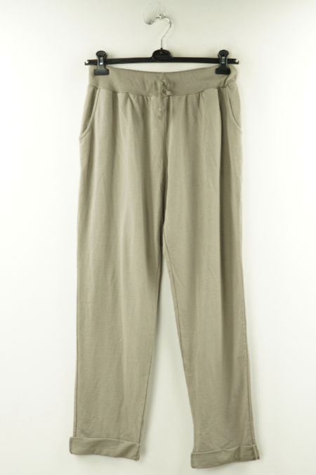 Spodnie beżowe dresowe