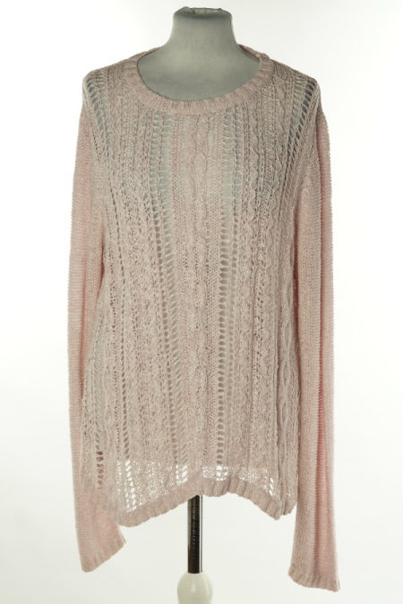 Sweter jasnoróżowyróżowy