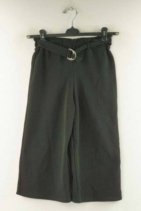 Spodnie materiałowe z szeroką nogawką