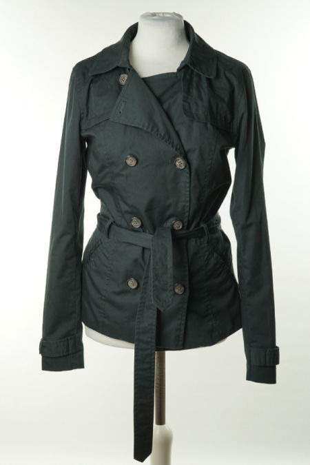 Kurtka granatowa z paskiem