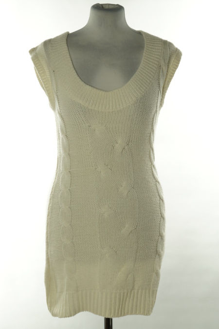 Tunika kremowa sweterkowa