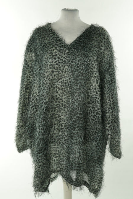 Bluzka szara włochata