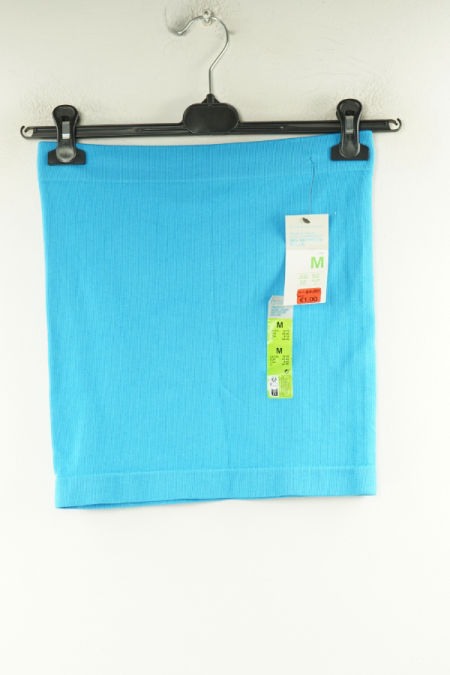 Spódnica niebieska prążkowana