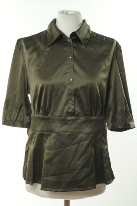 Bluzka brązowa połyskująca