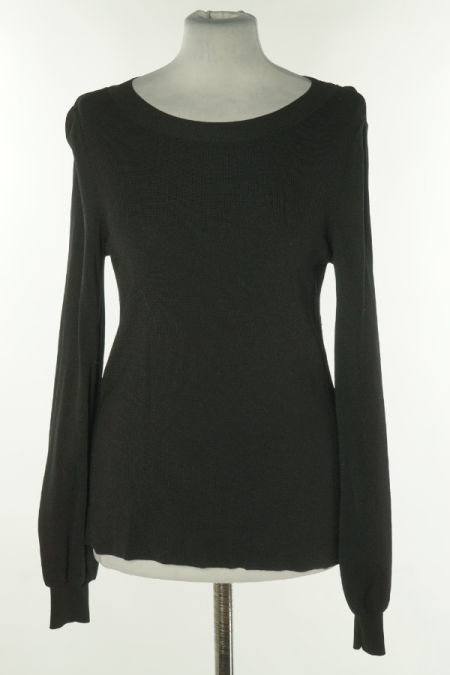 Sweter czarny cienki, H&M