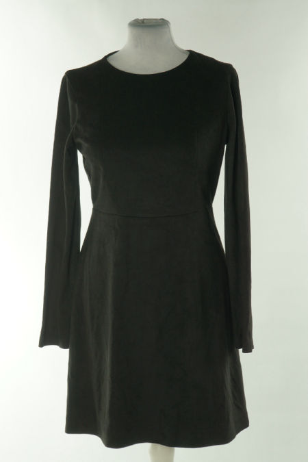 Sukienka czarna zamszowa, ZARA