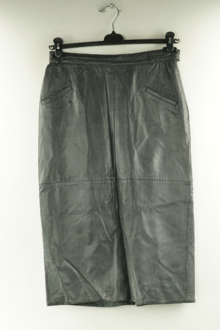 Spódnica czarna ekoskóra