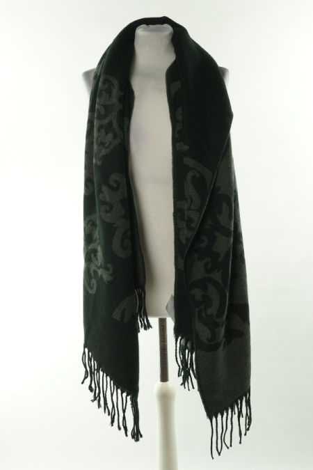 Szalik szaro - czarny