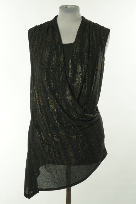 Bluzka czarno-złota