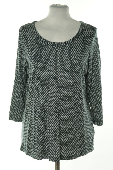 Bluzka granatowa w białe wzory