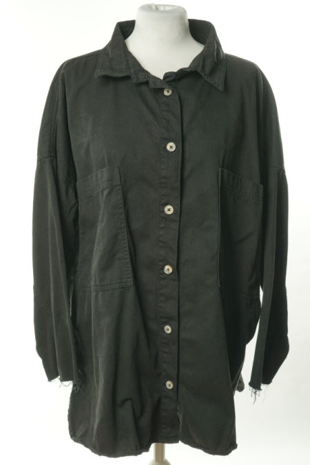 Koszula wierzchnia czarna jeansowa