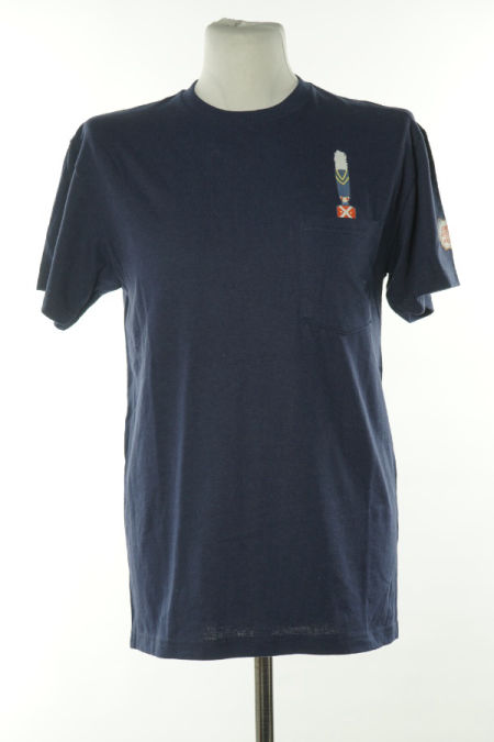 Koszulka granatowa z kieszonką