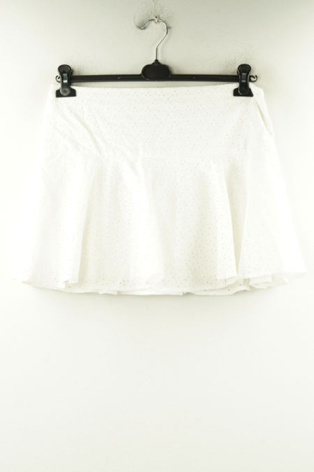 Spódnica biała z ażurowym wzorem