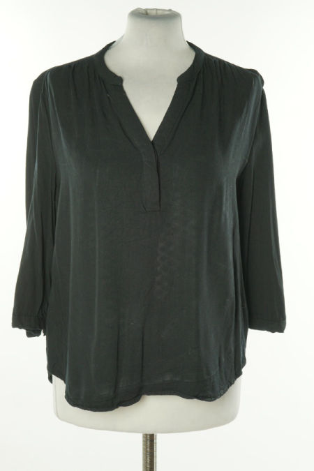 Bluzka koszulowa czarna