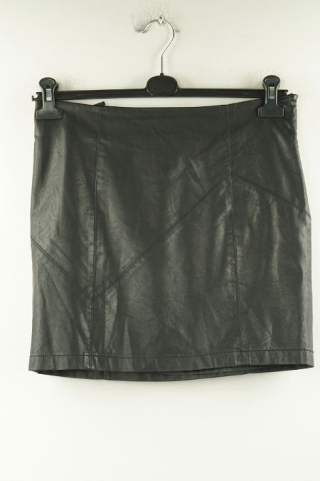 Spódnica czarna ekoskóra