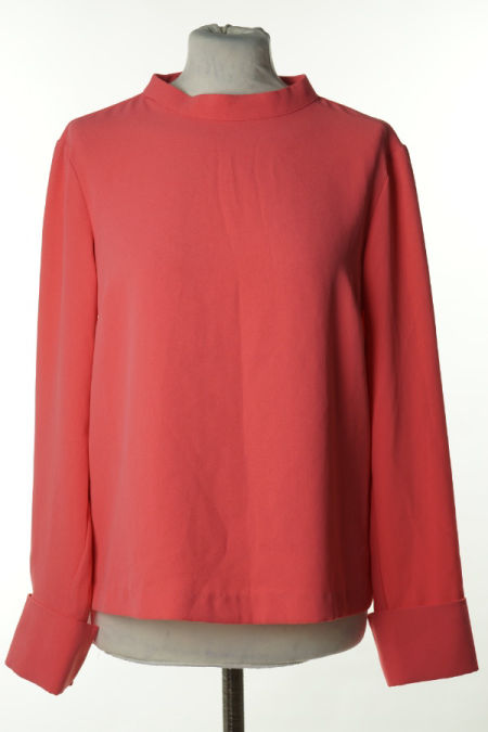 Bluzka różowa ze stójką, H&M