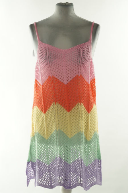 Sukienka wielokolorowa sweterkowa