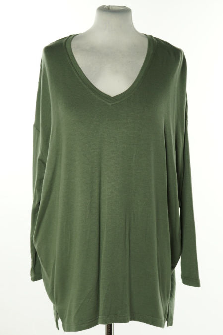 Bluzka zielona gładka
