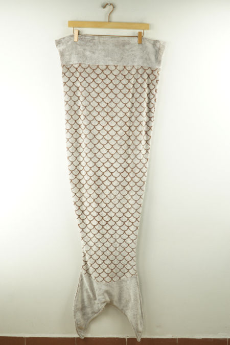 Koc polarowy ogon syreny