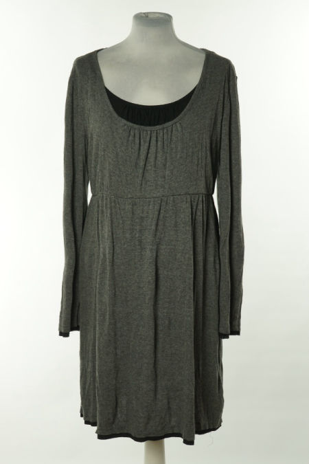 Sukienka szara sweterkowa