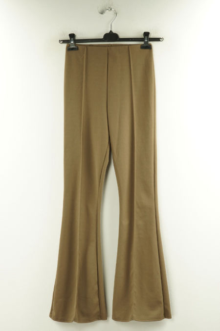 Spodnie brązowe dzwony