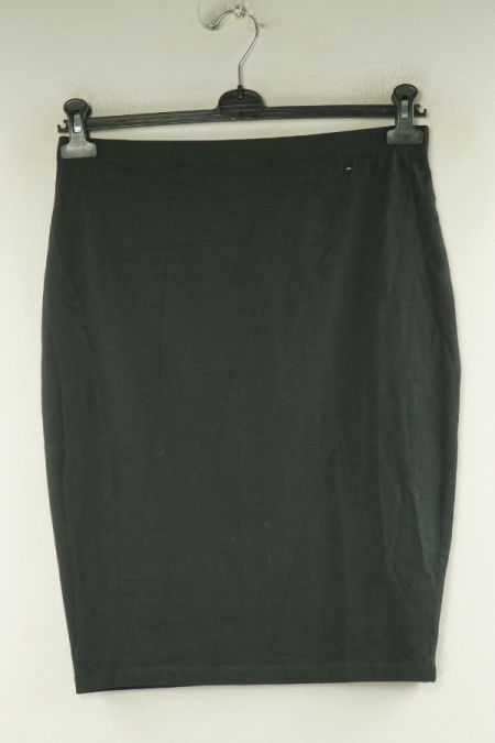 Spódnica czarna materiałowa na gumkę, PRIMARK