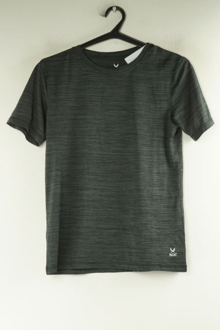 Koszulka ciemnoszara melanż sportowa