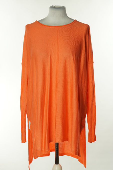 Sweter pomarańczowy oversize