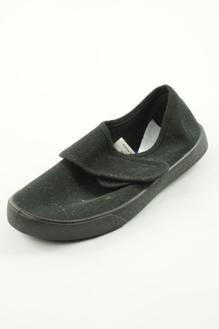 Trampki czarne na rzepy