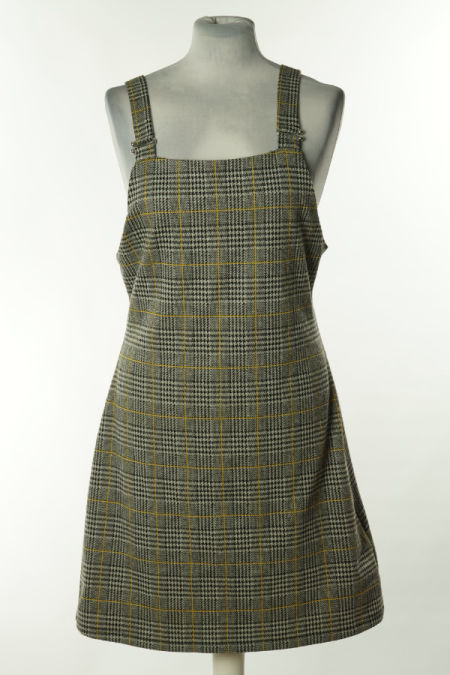 Sukienka szara w kratkę