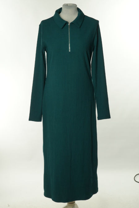 Sukienka zielona prążkowana, PRIMARK