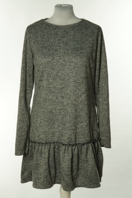 Sukienka szara sweterkowa