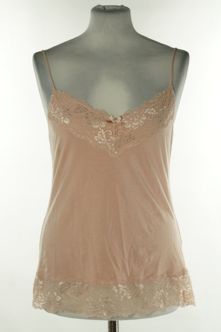 Koszulka różowa na cienkich ramiączkach