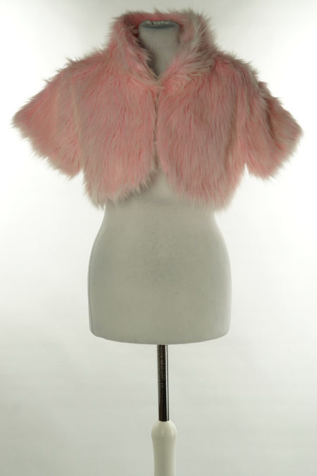 Bolero futerko różowe