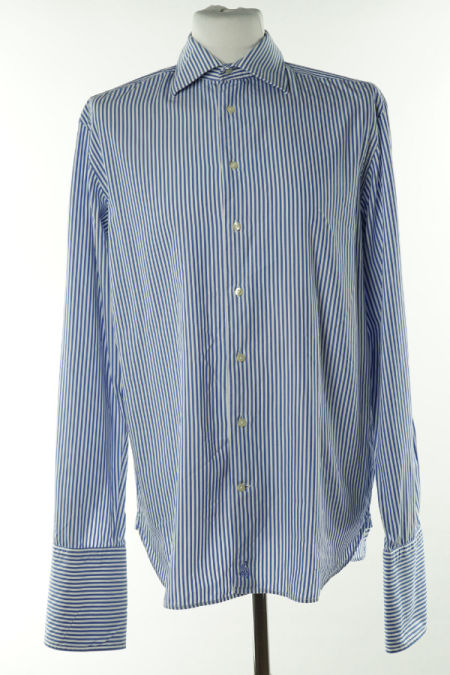 Koszula w biało - niebieskie paski