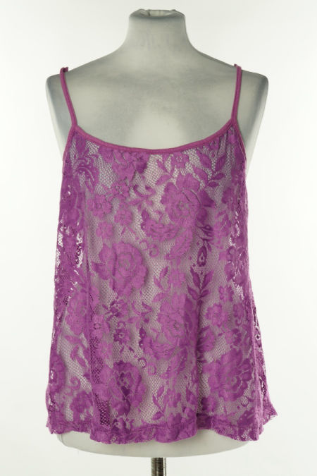 Koszulka fioletowa koronkowa