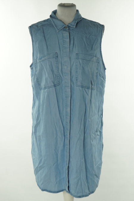 Sukienka niebieska szmizjerka