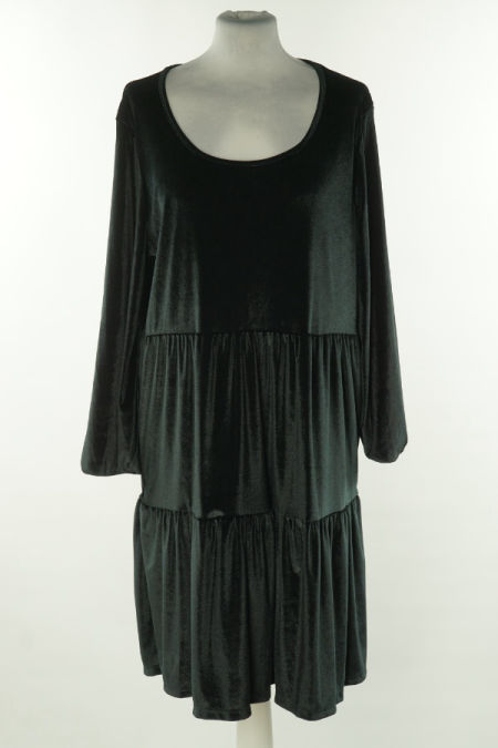 Sukienka czarna welurowa