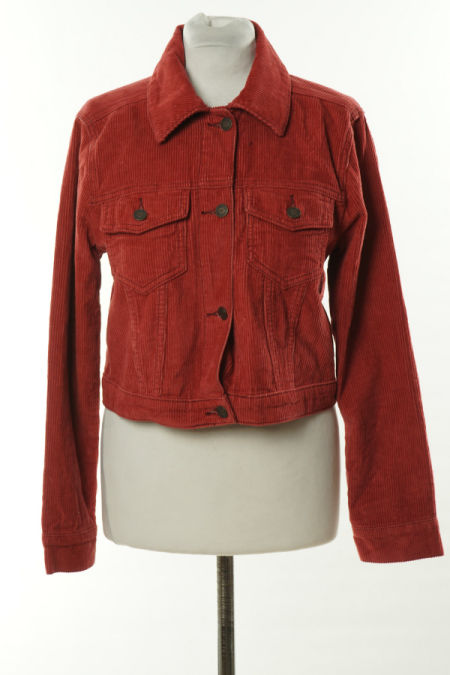 Katana sztruksowa ciemnoczerwona