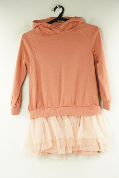 Sukienka bluza brudny róż