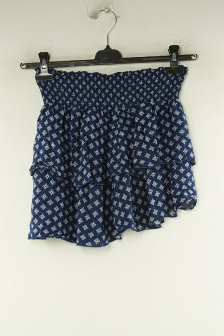 Spódnica granatowa we wzorki