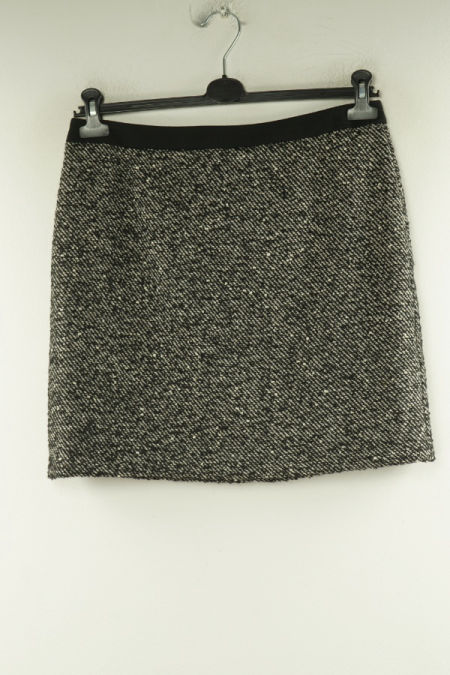 Spódnica czarna w białe ciapki