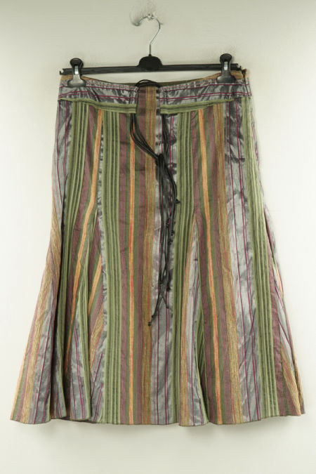 Spódnica oliwkowa w paski
