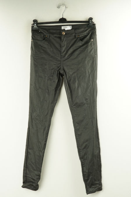 Spodnie czarne ekoskóra