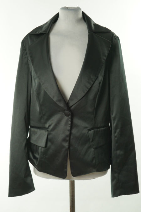 Żakiet czarny połyskujący