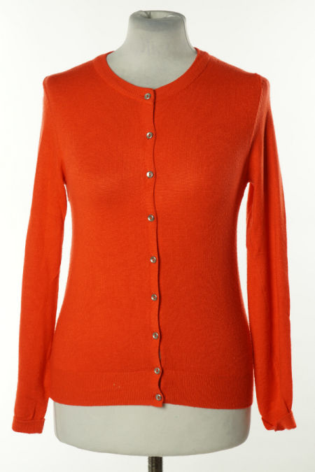 Kardigan pomarańczowy